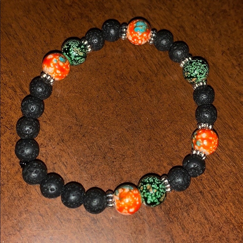 Lava bead bracelet